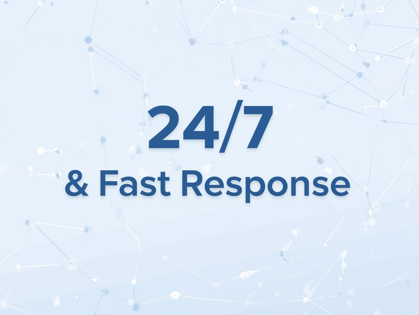24 7 support & fast response